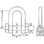 水本 ステンレス SBMシャックル 呼ビ12mm 使用荷重:7.35kN 水本 SBM12 金物 建築資材 建築金物 荷役金具(代引不可)の通販は