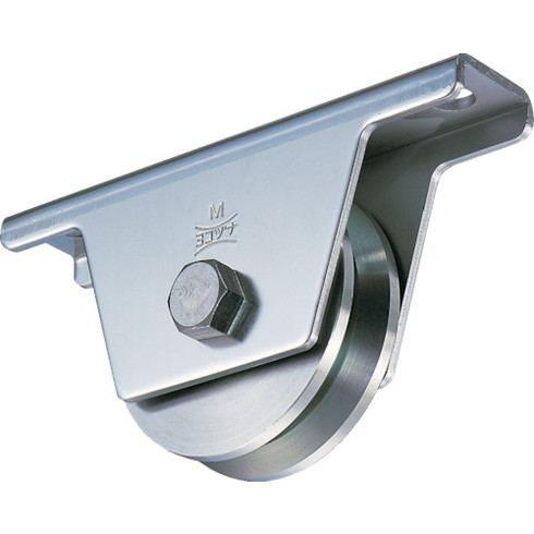 ヨコヅナ 440Cベアリング入ステンレス重量戸車 60mm V ヨコヅナ JCS0605 金物 建築資材 建築金物 戸車(代引不可)【送料無料】