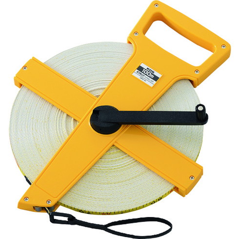 KDS タフミックリール12巾100m KDS GR121H 測定 計測用品 測量用品 巻尺(代