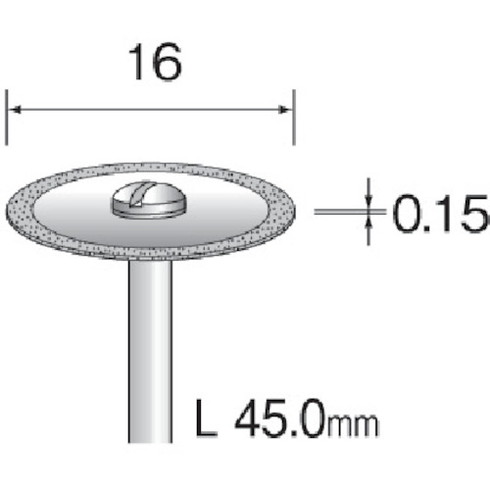 ミニモ 電着ダイヤモンドカッティングディスク Φ16 ミニモ MC1211 電動 油圧 空圧工具 研削研磨用品 ダイヤモンドバー(代引不可)【送料無料】 5,900円