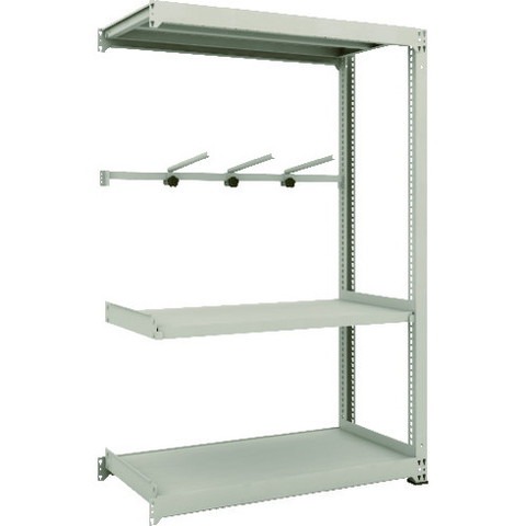 TRUSCO トラスコ M3型中量棚 1200X571XH1800 3段 アーム1段 連結 M36463A1B 組立品 組立設置不可(代引不可)【送料無料】の通販は