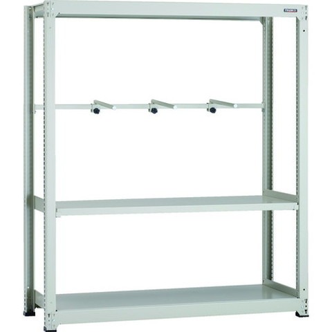 TRUSCO トラスコ M3型中量棚 1800X571XH1800 3段 アーム1段 単体 M36663A1 組立品 組立設置不可(代引不可)【送料無料】