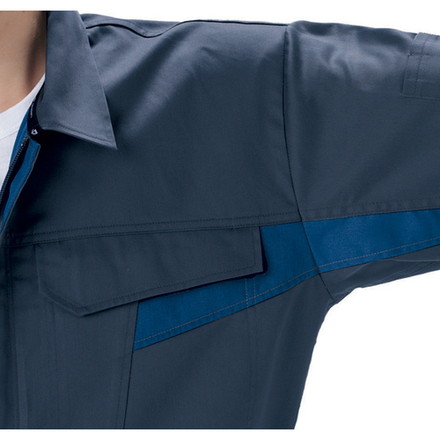 AUTO-BI ファイテンツナギ服1510-012チャコールグレー-S 山田辰 保護具 作業服 つなぎ服(代引不可)【送料無料】 AUTO-BI ファイテンツナギ服1510-012チャコールグレー-M 山田辰 保護具