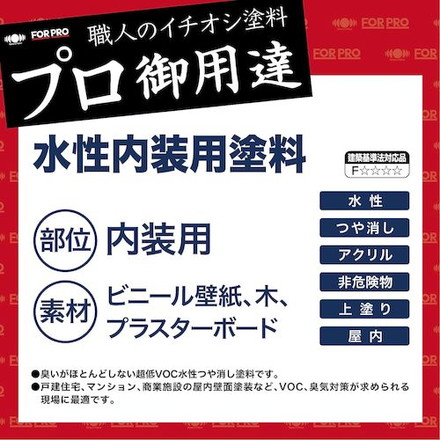 ニッペ FORPRO水性内装用塗料 20kg 白 411F081 ニッペホームプロダクツ 工事 照明用品 塗装 内装用品 塗料(代引不可)【送料無料】_2