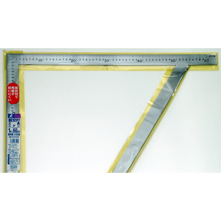 シンワ 筋交付大金目盛付ステン1m×60cm シンワ測定 測定 計測用品 測定工具 直尺(代引不可)【送料無料】_1