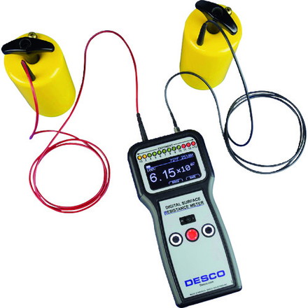 DESCO デジタル表面抵抗測定セット DESCO JAPAN 電子機器 静電気対策用品 静電気測定器(代引不可)【送料無料】の通販は