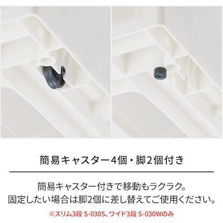 TENMA FV スキピタストッカー スリム5段 S-131S 天馬 物流 保管用品 収納用品 ワゴン ラック(代引不可)【送料無料】_12