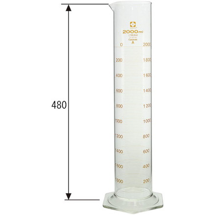 SIBATA メスシリンダー カスタムA 2L 柴田科学 研究用品 理化学用品 メスシリンダー(代引不可)【送料無料】_2