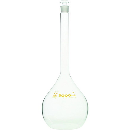 SIBATA メスフラスコ スーパーグレード 3L 柴田科学 研究用品 理化学用品 メスシリンダー(代引不可)【送料無料】