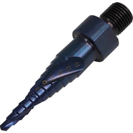 MUSTTOOL スパイラルステップドリル Φ4-14mm11段 IM-STB414 イチネンアクセス ツール事業部 切削工具 穴あけ工具 ステップドリル(代引不可)【送料無料】