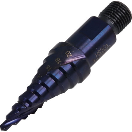 MUSTTOOL スパイラルステップドリル Φ4-20mm9段 IM-STB420 イチネンアクセス ツール事業部 切削工具 穴あけ工具 ステップドリル(代引不可)【送料無料】