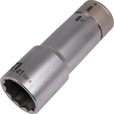 MUSTTOOL QCソケット シングル 41mm 12角 IM-6W41SL-12K イチネンアクセス ツール事業部 手作業工具 ソケットレンチ インパクト用ソケット(代引不可)【送料無料】 6,938円