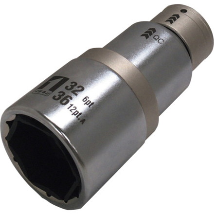 MUSTTOOL QCソケット ダブル 32/36mm 612角 IM-4W3236I-612K イチネンアクセス ツール事業部 手作業工具 ソケットレンチ インパクト用ソケット(代引不可)【送料無料】