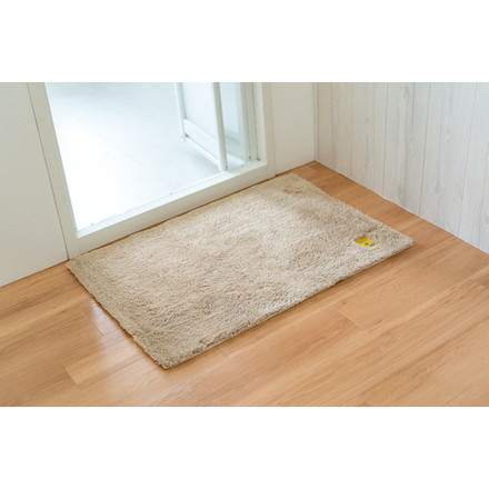 オカ 乾度良好Ag+バスマット70×100 ベージュ オカ 清掃 衛生用品 床材用品 バスマット(代引不可)【送料無料】_1