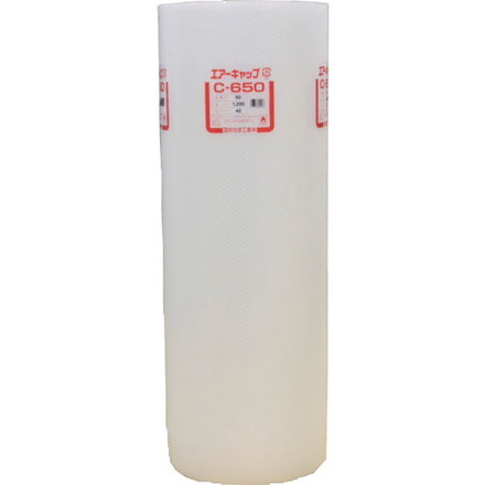 ミナ 気泡緩衝材 エアーキャップ ロール品MP403S統合品番 ♯C650 4mm×1200mm×42m 酒井化学工業 梱包用品 梱包結束用品 緩衝材(代引不可)【送料無料】の通販は