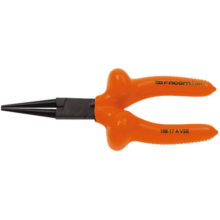 FACOM 絶縁工具 ラウンドノーズプライヤ 170mm FACOM社 手作業工具 絶縁用品 絶縁ペンチ ニッパ プライヤー(代引不可)【送料無料】