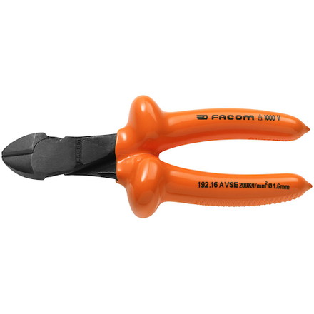 FACOM 絶縁工具 ダイアゴナルカッター 185mm FACOM社 手作業工具 絶縁用品 絶縁切断用工具(代引不可)【送料無料】