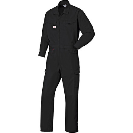 AUTO-BI 腰割レツナギ服6950-006ブラック-M 山田辰 保護具 作業服 つなぎ服(代引不可)【送料無料】