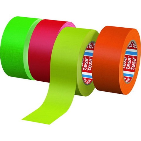 tesa 補修用布テープ 蛍光グリーン 50mmx25m 46715025FG(代引不可)
