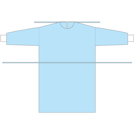竹虎 フェルラックNo.40アイソレーションガウンフリー ピンク 1枚×100