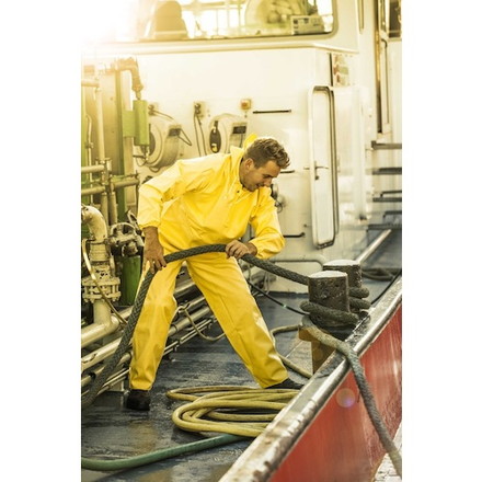 ドルフィン 耐海水ウェア オーバーオールXL オレンジ Dolfing Druten社