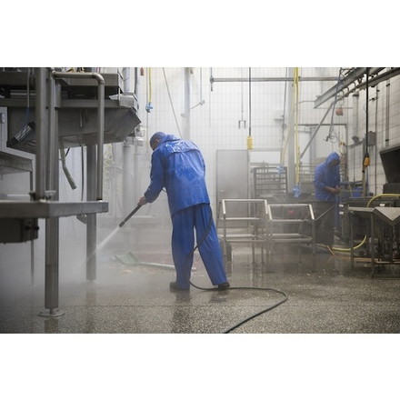 ドルフィン 耐水耐薬耐油ウェア パンツM ネイビー Dolfing Druten社