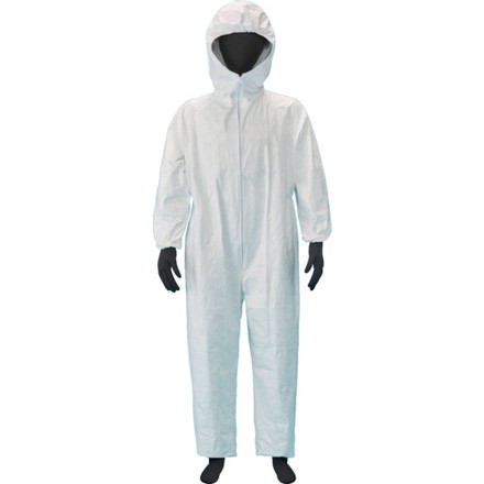 アゼアス タイベックR 製続服 1030D 3L アゼアス 保護具 保護服 防護服 使い捨て保護服(代引不可)