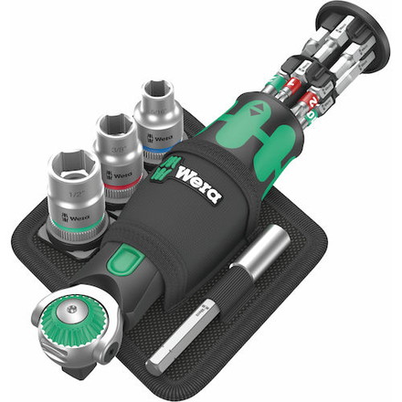 Wera 8009 サイクロップポケットセット2 インチサンズ Wera社 手作業工具 ソケットレンチ ラチェットハンドル(代引不可)【送料無料】