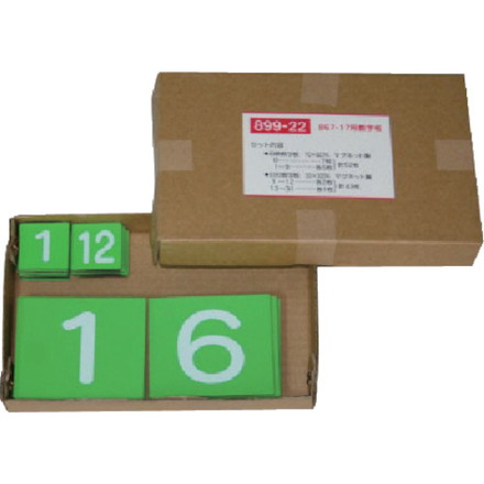 ユニット 867-17ノ数字ノミ ゴムマグネット製 ユニット 安全用品 標識 標示 安全標識(代引不可)【送料無料】