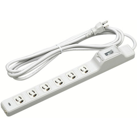 明工 15A安全ブレーカ付OA用抜ケ止メ接地タップ6コ口コード5m 明工社 オフィス 住設用品 OA用品 OAタップ(代引不可)【送料無料】