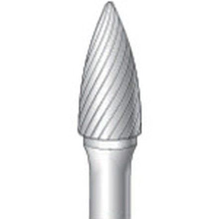 ナカニシ チタンコート超硬カッター 砲弾シングルカット刃径10mm 刃長20mm ナカニシ 電動 油圧 空圧工具 研削研磨用品 超硬バー(代引不可)【送料無料】 7,144円