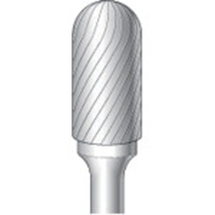 ナカニシ 超硬カッター 円筒先丸シングルカット刃径12.7mm 刃長25mm ナカニシ 電動 油圧 空圧工具 研削研磨用品 超硬バー(代引不可)【送料無料】