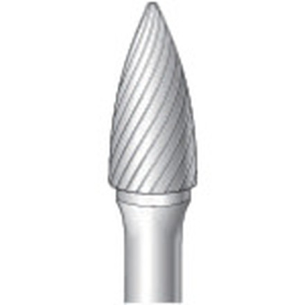 ナカニシ 超硬カッター 砲弾シングルカット 刃径9.5mm 刃長20.0mm ナカニシ 電動 油圧 空圧工具 研削研磨用品 超硬バー(代引不可)【送料無料】の通販は 5,727円