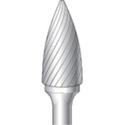 ナカニシ 超硬カッター 砲弾シングルカット刃径12.7mm 刃長25.0mm ナカニシ 電動 油圧 空圧工具 研削研磨用品 超硬バー(代引不可)【送料無料】