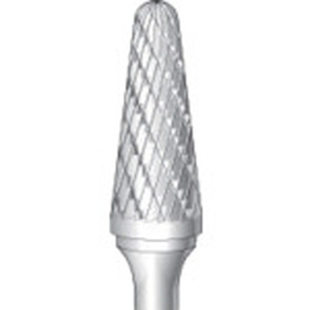 ナカニシ 超硬カッター テーパーダブルカット刃径12.7mm刃長30.0mm ナカニシ 電動 油圧 空圧工具 研削研磨用品 超硬バー(代引不可)【送料無料】