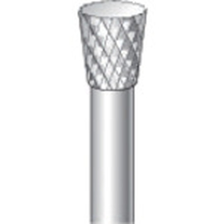 ナカニシ 超硬カッター 逆テーパーダブルカット刃径9.5mm 刃長9.5mm ナカニシ 電動 油圧 空圧工具 研削研磨用品 超硬バー(代引不可)【送料無料】