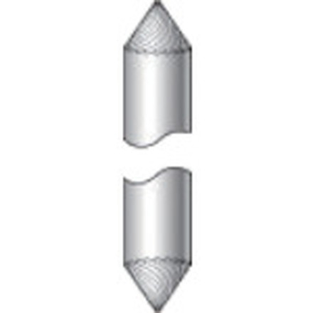 ナカニシ 超硬カッター テーパーシングルカット刃径6.0mm 刃長4.0mm ナカニシ 電動 油圧 空圧工具 研削研磨用品 超硬バー(代引不可)【送料無料】