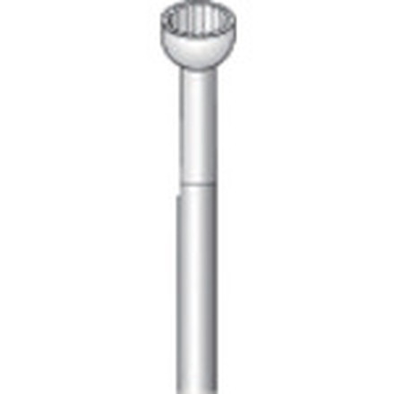 ナカニシ 精密スチールカッター12本入カップ 刃径4.5mm 刃長3.1mm ナカニシ 電動 油圧 空圧工具 研削研磨用品 超硬バー(代引不可)【送料無料】