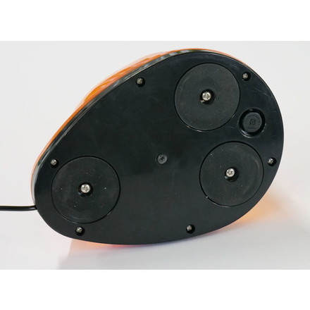 グリーンクロス LED流線回転灯橙12V24V兼用 グリーンクロス 電子機器 電気 電子部品 回転灯 表示灯(代引不可)【送料無料】