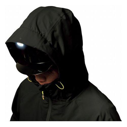 マック フーディライトレインジャケット ブラック S AS8200D 保護具 作業服 雨具(代引不可)【送料無料】