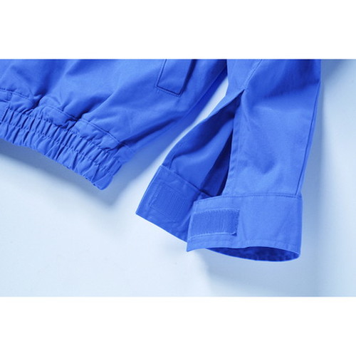 空調服 空調服[[R下]] 難燃長袖ブルゾン ウエアのみ ライトブルー 2L KU91731C24S4 環境改善用品 暑さ対策用品 冷却衣服(代引不可)【送料無料】_6