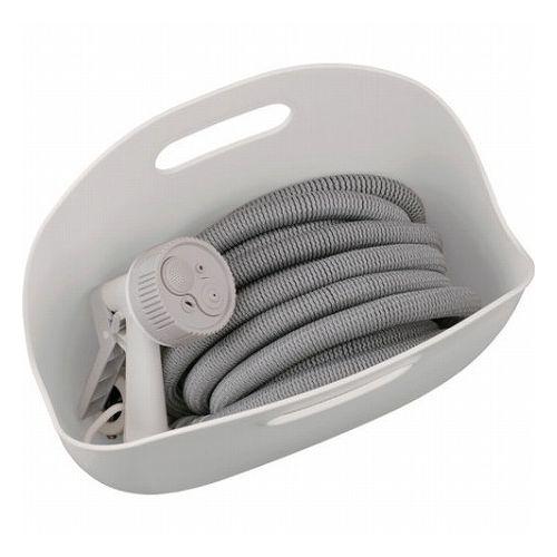 IRIS 201323 伸縮ホースポータブルセット 15m ホワイト SHP15W 園芸用品 ホース・散水用品 ホースリール(代引不可)【送料無料】の通販は 5,597円