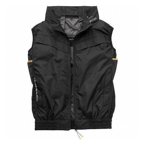 空調服風神 The tough 空調風神服ベストブラックLL 664004011 環境改善用品 暑さ対策用品 冷却衣服(代引不可)【送料無料】の通販は