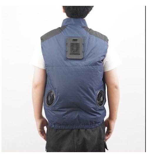 サンコー 圧倒的に冷える 冷蔵服3 ネイビー 3L TKCV243NV 環境改善用品 暑さ対策用品 冷却衣服(代引不可)【送料無料】