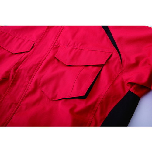空調服 空調服[[R下]] 長袖ブルゾン ウエアのみ シルバー M KU92400K30S2 環境改善用品 暑さ対策用品 冷却衣服(代引不可)【送料無料】_4