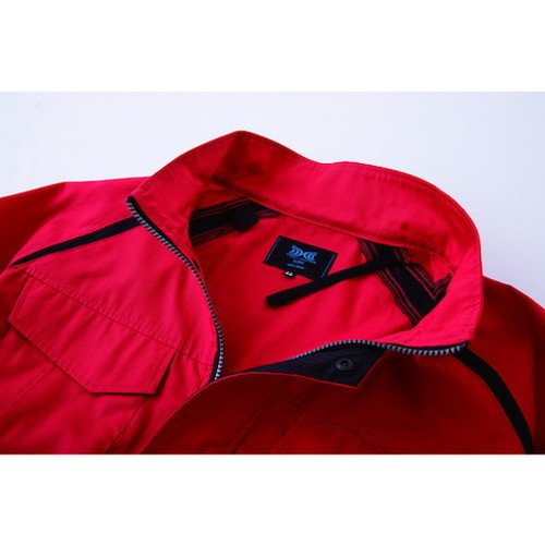 空調服 空調服[[R下]] 長袖ブルゾン ウエアのみ レッド 5L KU92400R70S7 環境改善用品 暑さ対策用品 冷却衣服(代引不可)【送料無料】_1