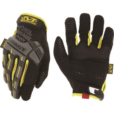 MECHANIX M-Pact ブラック/イエロー S MPT01008 保護具 作業手袋 防振手袋(代引不可)【送料無料】の通販は