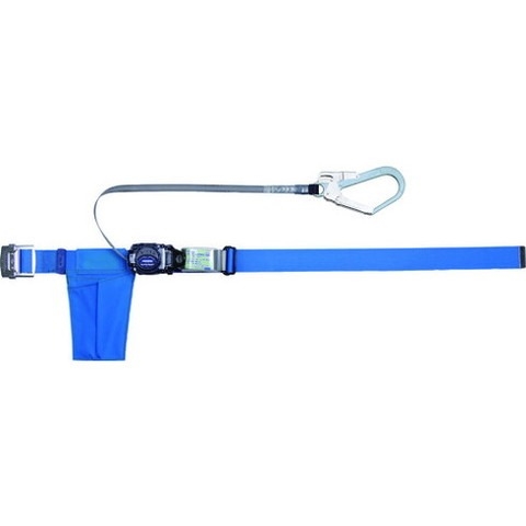 TRUSCO トラスコ 巻取式 胴ベルト型墜落制止用器具 幅50mmX長さ1200mm ブルー GR590AB(代引不可)【送料無料】 10,216円