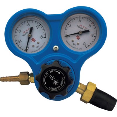 SUZUKID 酸素用調整器 関西用 W97 工事・照明用品 溶接用品 ガス調整器(代引不可)【送料無料】