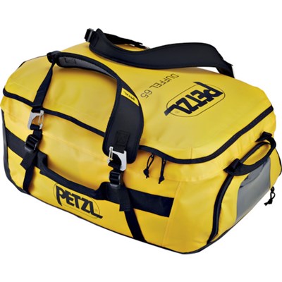 PETZL ダッフル 65 黄色 S045AA00 手作業物の具 バックパック・ツールバッグ うしろ側風呂敷き包み(代引不可)【貨物輸送無料】
